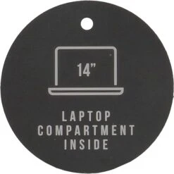 Enrico Benetti Nairobi Rugtas 14" Verborgen Spin 11 Enrico Benetti Nairobi Rugtas 14" Verborgen Spin -Mode Tassen Winkel image 10157