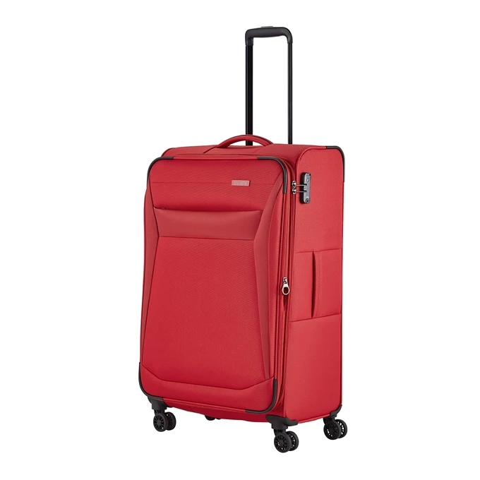 Travelite Chios 4 Wiel Trolley L Red 3 Travelite Chios 4 Wiel Trolley L Red - Afbeelding 3