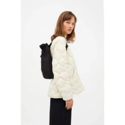 Lefrik Roll Mini Backpack Black -Mode Tassen Winkel image 10525