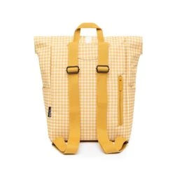 Lefrik Roll Mini Backpack Printed Vichy Mustard 7 Lefrik Roll Mini Backpack Printed Vichy Mustard -Mode Tassen Winkel image 10531