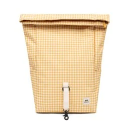 Lefrik Roll Mini Backpack Printed Vichy Mustard 8 Lefrik Roll Mini Backpack Printed Vichy Mustard -Mode Tassen Winkel image 10532