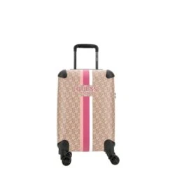 Guess Wilder 18 In 8-Wheeler Taupe Logo