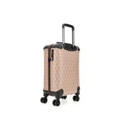 Guess Wilder 18 In 8-Wheeler Taupe Logo -Mode Tassen Winkel image 1177