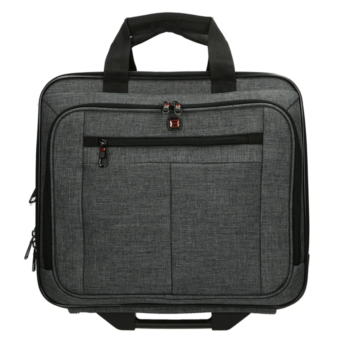 Enrico Benetti Frankfurt Laptop Trolley 17'' Grey3 2 Enrico Benetti Frankfurt Laptop Trolley 17'' Grey3 - Afbeelding 2