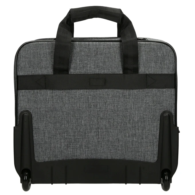 Enrico Benetti Frankfurt Laptop Trolley 17'' Grey3 4 Enrico Benetti Frankfurt Laptop Trolley 17'' Grey3 - Afbeelding 4