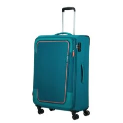 American Tourister Pulsonic Spinner 81 EXP Stone Teal -Mode Tassen Winkel image 1379