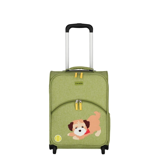 Travelite Youngster 2 Wheel Kids Trolley Dog/light Green 1 Travelite Youngster 2 Wheel Kids Trolley Dog/light Green