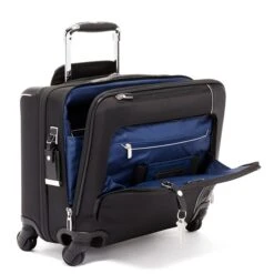 Tumi Arrivé Compact 4 Wheel Briefcase Black 11 Tumi Arrivé Compact 4 Wheel Briefcase Black -Mode Tassen Winkel image 1528