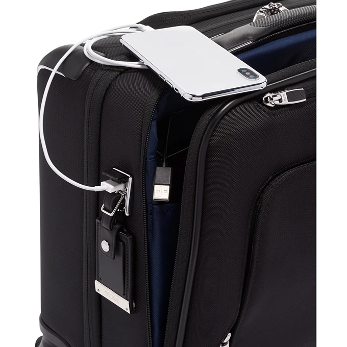 Tumi Arrivé Compact 4 Wheel Briefcase Black 7 Tumi Arrivé Compact 4 Wheel Briefcase Black - Afbeelding 7