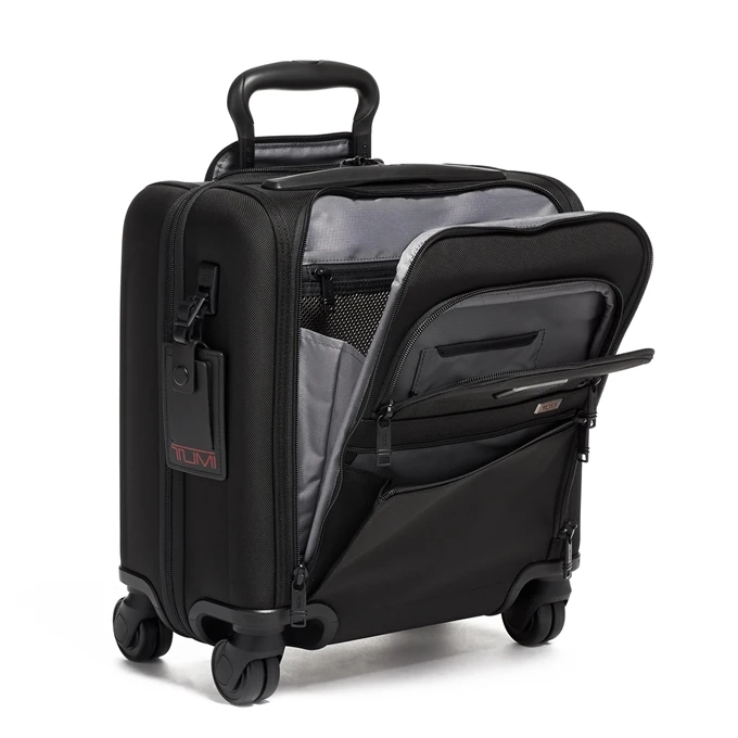 Tumi Alpha Compact 4 Wheel Brief Black 2 Tumi Alpha Compact 4 Wheel Brief Black - Afbeelding 2