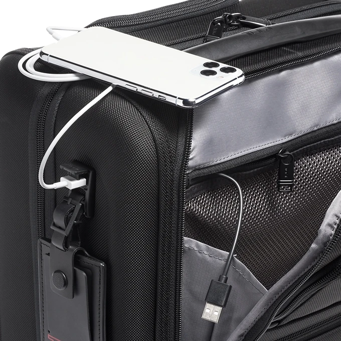 Tumi Alpha Compact 4 Wheel Brief Black 6 Tumi Alpha Compact 4 Wheel Brief Black - Afbeelding 6