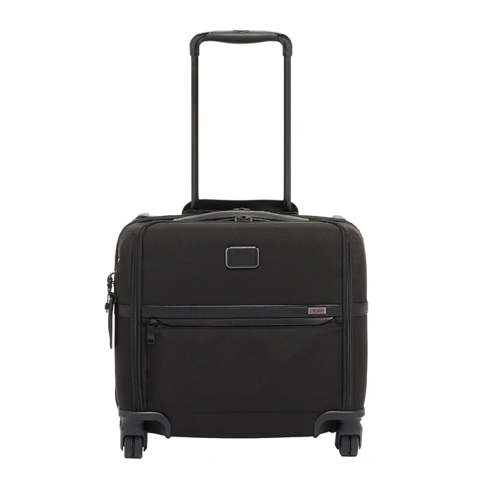 Tumi Alpha Compact 4 Wheel Brief Black II 1 Tumi Alpha Compact 4 Wheel Brief Black II