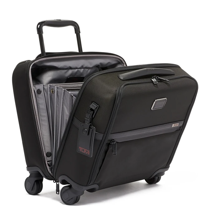 Tumi Alpha Compact 4 Wheel Brief Black II 3 Tumi Alpha Compact 4 Wheel Brief Black II - Afbeelding 3