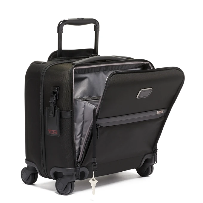 Tumi Alpha Compact 4 Wheel Brief Black II 4 Tumi Alpha Compact 4 Wheel Brief Black II - Afbeelding 4