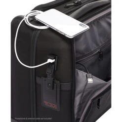 Tumi Alpha Compact 4 Wheel Brief Black II 12 Tumi Alpha Compact 4 Wheel Brief Black II -Mode Tassen Winkel image 1549