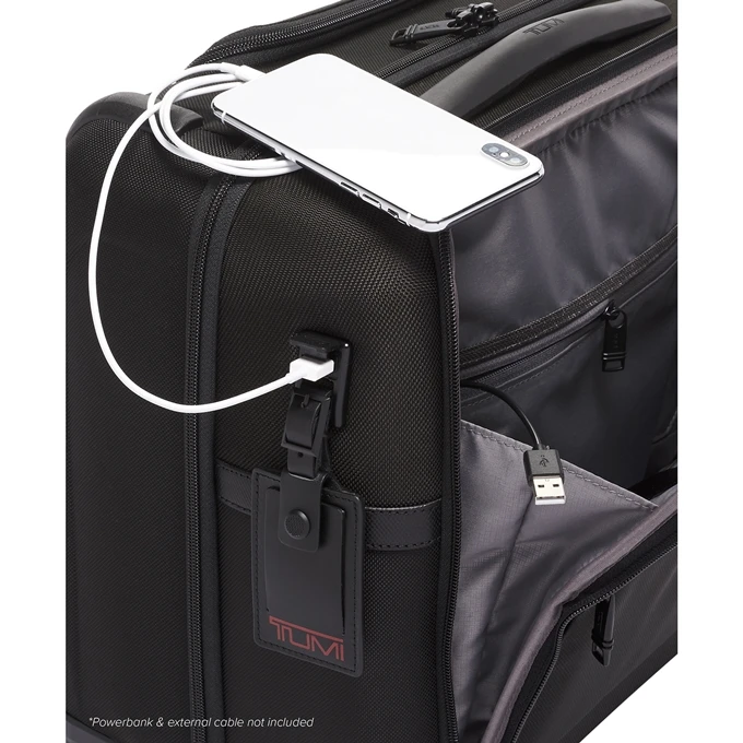 Tumi Alpha Compact 4 Wheel Brief Black II 6 Tumi Alpha Compact 4 Wheel Brief Black II - Afbeelding 6