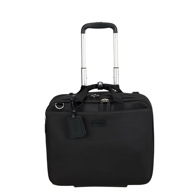 Lipault 4BIZ Rolling Tote Black 1 Lipault 4BIZ Rolling Tote Black