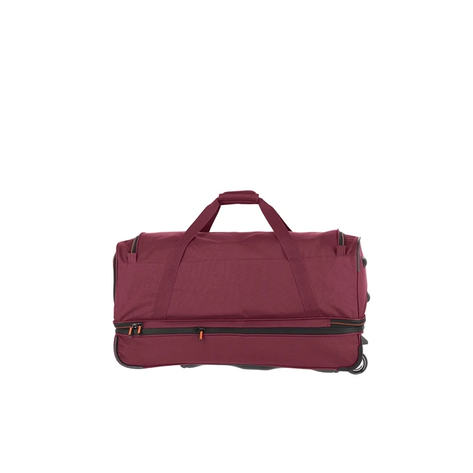 Travelite Basics Wheeled Duffle 70 Expandable Dark Red 2 Travelite Basics Wheeled Duffle 70 Expandable Dark Red - Afbeelding 2