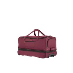 Travelite Basics Wheeled Duffle 70 Expandable Dark Red 8 Travelite Basics Wheeled Duffle 70 Expandable Dark Red -Mode Tassen Winkel image 1974