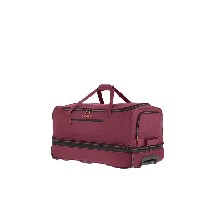 Travelite Basics Wheeled Duffle 70 Expandable Dark Red 3 Travelite Basics Wheeled Duffle 70 Expandable Dark Red - Afbeelding 3