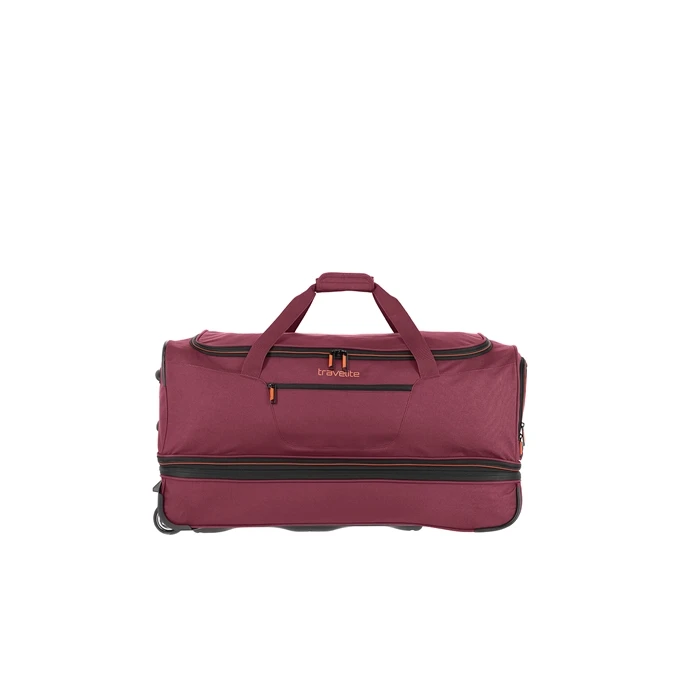 Travelite Basics Wheeled Duffle 70 Expandable Dark Red 4 Travelite Basics Wheeled Duffle 70 Expandable Dark Red - Afbeelding 4