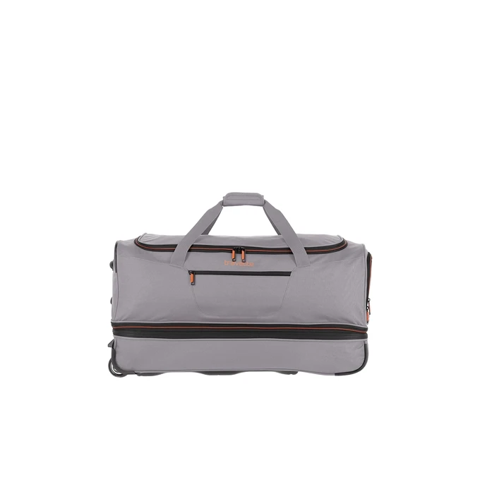 Travelite Basics Wheeled Duffle 70 Expandable Grey 4 Travelite Basics Wheeled Duffle 70 Expandable Grey - Afbeelding 4