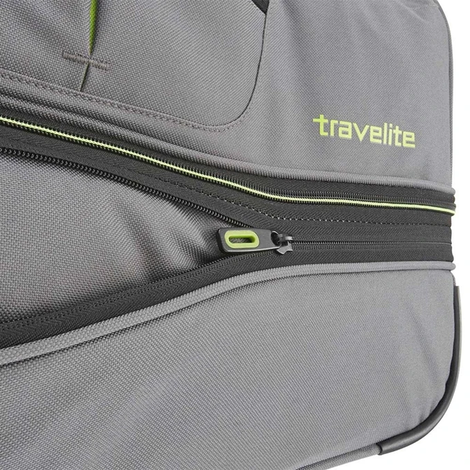 Travelite Basics Wheeled Duffle 70 Expandable Grey 14 Travelite Basics Wheeled Duffle 70 Expandable Grey - Afbeelding 14