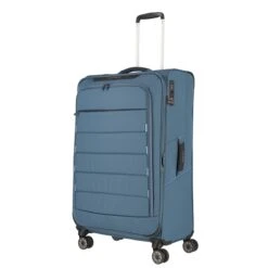 Travelite Skaii 4 Wheel Trolley L Expandable Blue 13 Travelite Skaii 4 Wheel Trolley L Expandable Blue -Mode Tassen Winkel image 2022
