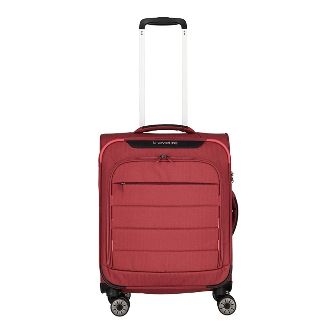 Travelite Skaii 4 Wheel Trolley S Red 1 Travelite Skaii 4 Wheel Trolley S Red