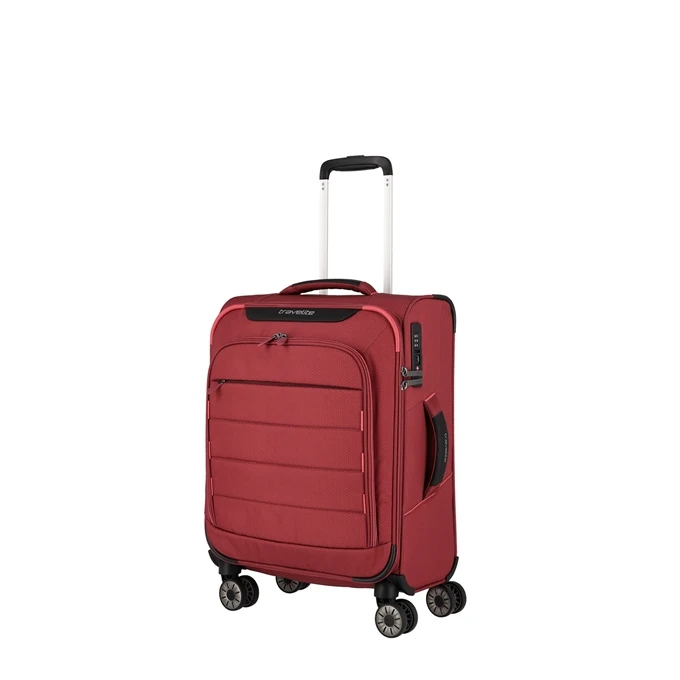 Travelite Skaii 4 Wheel Trolley S Red 6 Travelite Skaii 4 Wheel Trolley S Red - Afbeelding 6