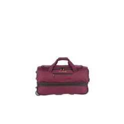 Travelite Basics Wheeled Duffle 55 Expandable Dark Red 8 Travelite Basics Wheeled Duffle 55 Expandable Dark Red -Mode Tassen Winkel image 2086
