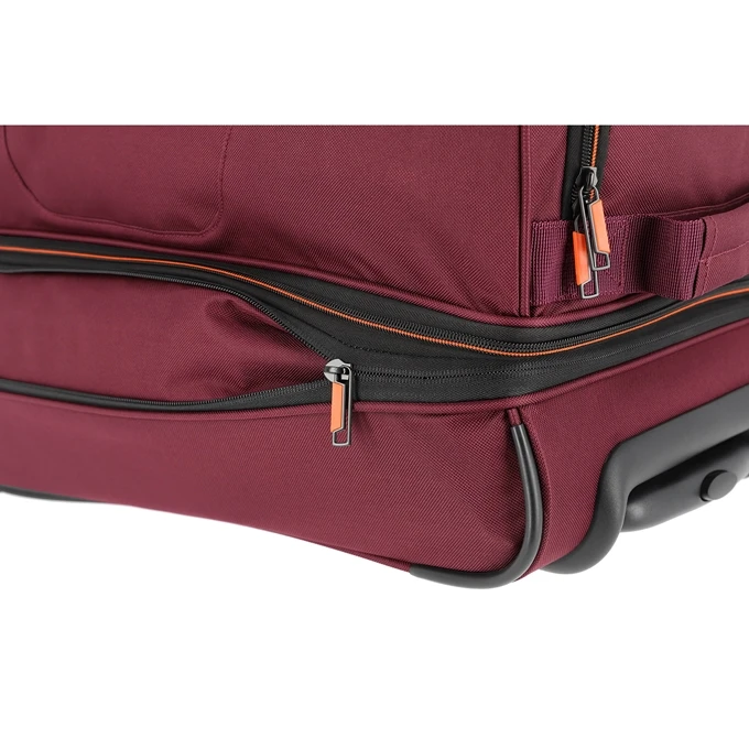 Travelite Basics Wheeled Duffle 55 Expandable Dark Red 6 Travelite Basics Wheeled Duffle 55 Expandable Dark Red - Afbeelding 6