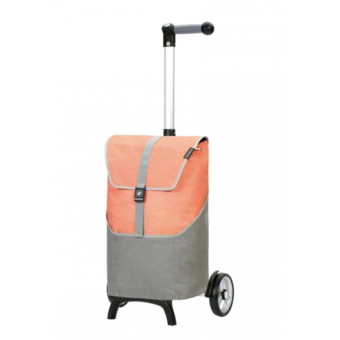 Andersen Unus Shopper Fun Vigo Boodschappentrolley Abricot 1 Andersen Unus Shopper Fun Vigo Boodschappentrolley Abricot