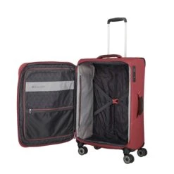 Travelite Skaii 4 Wheel Trolley M Expandable Red -Mode Tassen Winkel image 2193