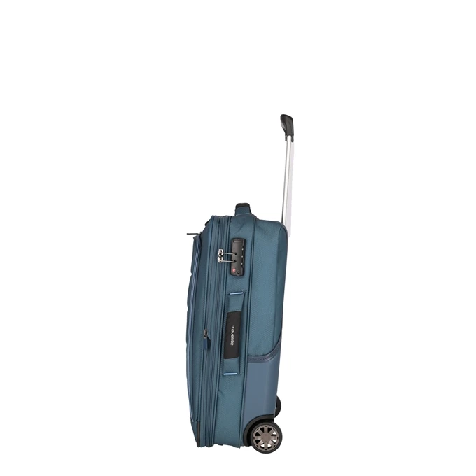 Travelite Skaii 2 Wheel Hybrid Trolley S Expandable Blue 4 Travelite Skaii 2 Wheel Hybrid Trolley S Expandable Blue - Afbeelding 4