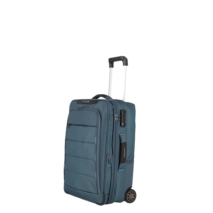Travelite Skaii 2 Wheel Hybrid Trolley S Expandable Blue 6 Travelite Skaii 2 Wheel Hybrid Trolley S Expandable Blue - Afbeelding 6