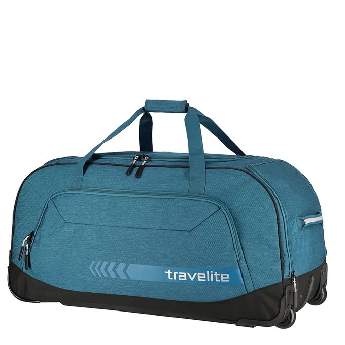 Travelite Kick Off Wheeled Duffle Petrol 4 Travelite Kick Off Wheeled Duffle Petrol - Afbeelding 4