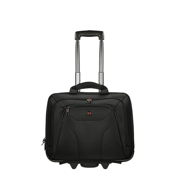 Enrico Benetti Cornell 27L Laptop Trolley 17'' Zwart 1 Enrico Benetti Cornell 27L Laptop Trolley 17'' Zwart
