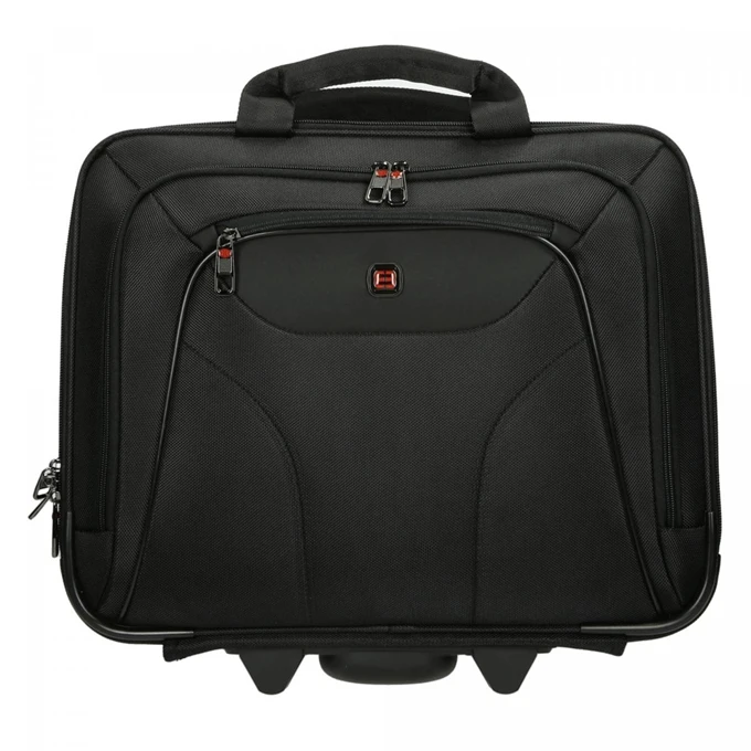 Enrico Benetti Cornell 27L Laptop Trolley 17'' Zwart 3 Enrico Benetti Cornell 27L Laptop Trolley 17'' Zwart - Afbeelding 3