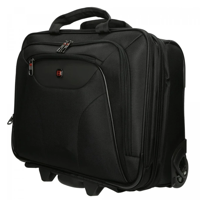 Enrico Benetti Cornell 27L Laptop Trolley 17'' Zwart 4 Enrico Benetti Cornell 27L Laptop Trolley 17'' Zwart - Afbeelding 4