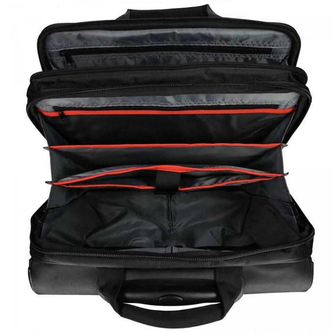 Enrico Benetti Cornell 27L Laptop Trolley 17'' Zwart 6 Enrico Benetti Cornell 27L Laptop Trolley 17'' Zwart - Afbeelding 6