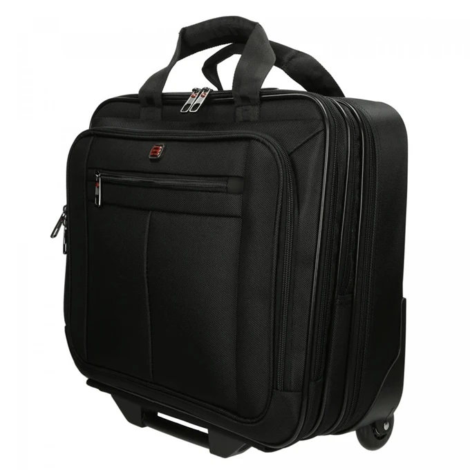 Enrico Benetti Cornell 24L Laptop Trolley 17'' Zwart 4 Enrico Benetti Cornell 24L Laptop Trolley 17'' Zwart - Afbeelding 4
