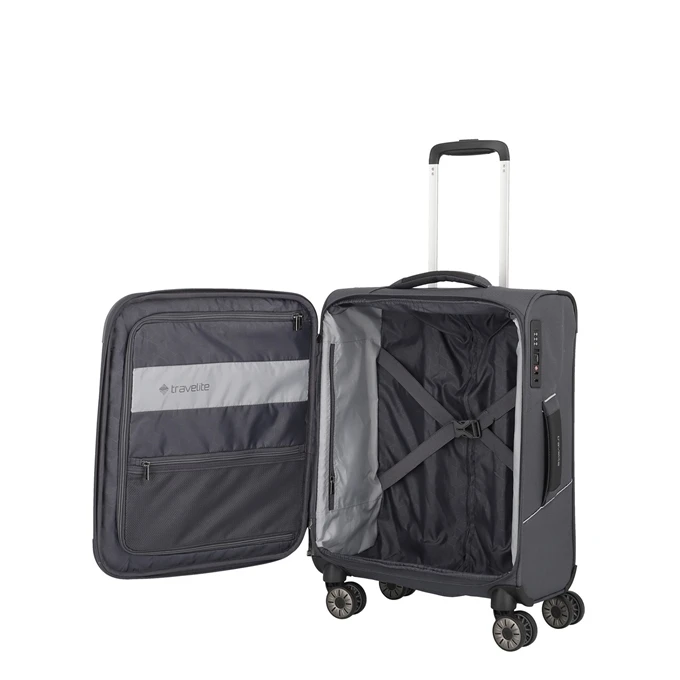 Travelite Skaii 4 Wheel Trolley S Anthracite 7 Travelite Skaii 4 Wheel Trolley S Anthracite - Afbeelding 7