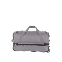 Travelite Basics Wheeled Duffle 55 Expandable Grey 17 Travelite Basics Wheeled Duffle 55 Expandable Grey -Mode Tassen Winkel image 2755