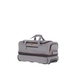 Travelite Basics Wheeled Duffle 55 Expandable Grey 18 Travelite Basics Wheeled Duffle 55 Expandable Grey -Mode Tassen Winkel image 2756
