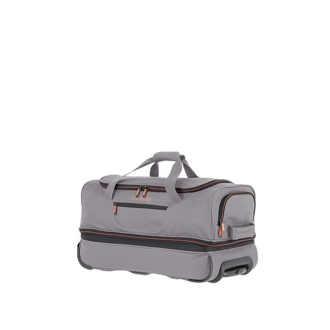 Travelite Basics Wheeled Duffle 55 Expandable Grey 4 Travelite Basics Wheeled Duffle 55 Expandable Grey - Afbeelding 4