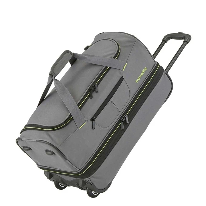 Travelite Basics Wheeled Duffle 55 Expandable Grey 8 Travelite Basics Wheeled Duffle 55 Expandable Grey - Afbeelding 8