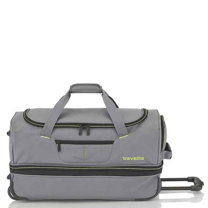 Travelite Basics Wheeled Duffle 55 Expandable Grey 10 Travelite Basics Wheeled Duffle 55 Expandable Grey - Afbeelding 10