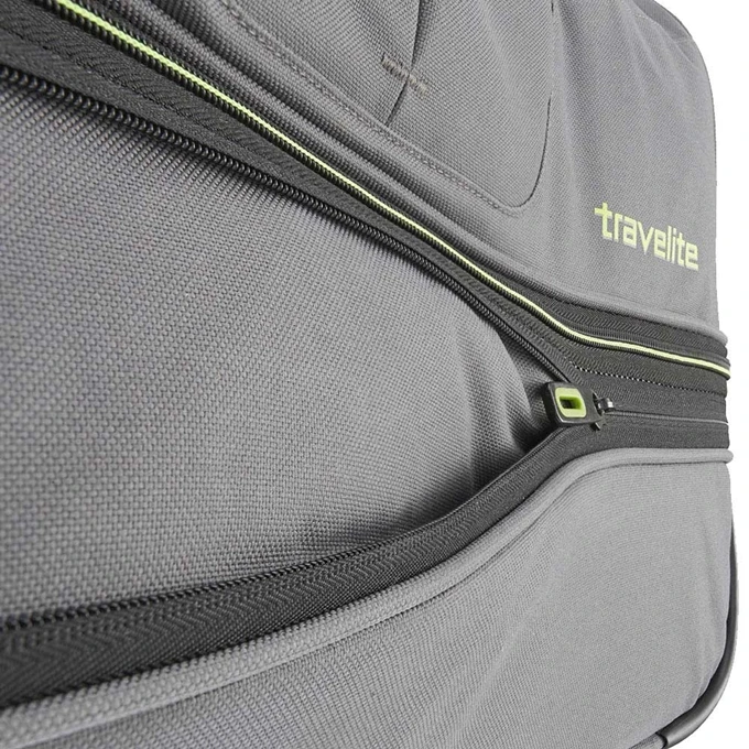 Travelite Basics Wheeled Duffle 55 Expandable Grey 15 Travelite Basics Wheeled Duffle 55 Expandable Grey - Afbeelding 15