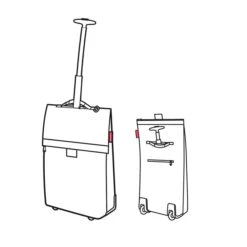 Reisenthel Shopping Trolley M Twist Silver -Mode Tassen Winkel image 2846